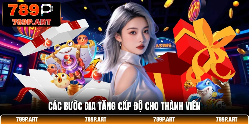 Các bước gia tăng cấp độ cho thành viên
