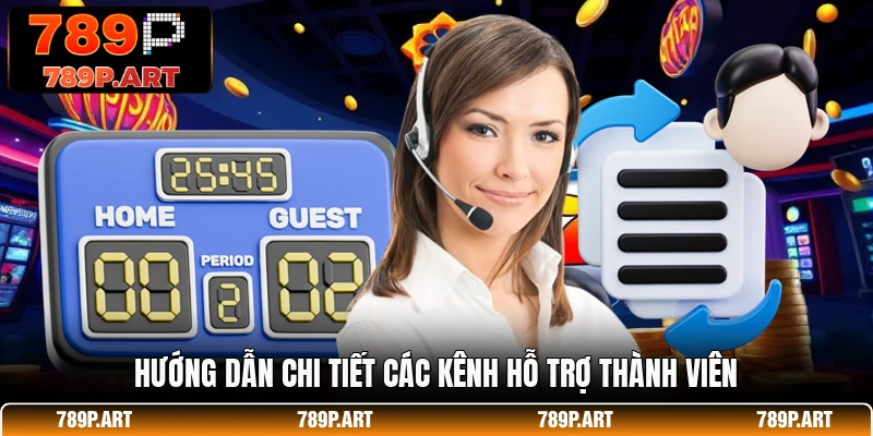 Hướng dẫn chi tiết các kênh hỗ trợ thành viên