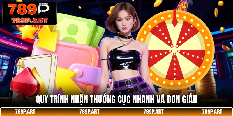 Quy trình nhận thưởng cực nhanh và đơn giản